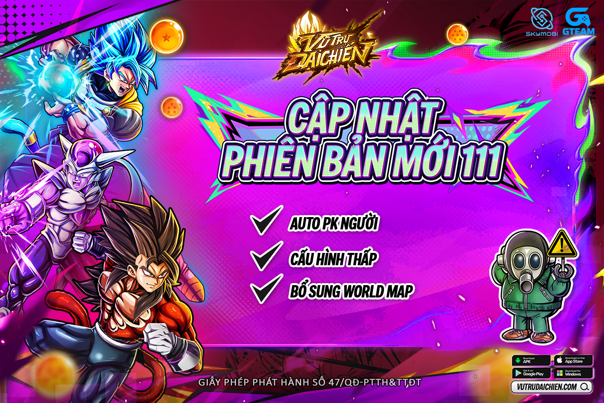 Cập Nhật Phiên Bản Mới 111
