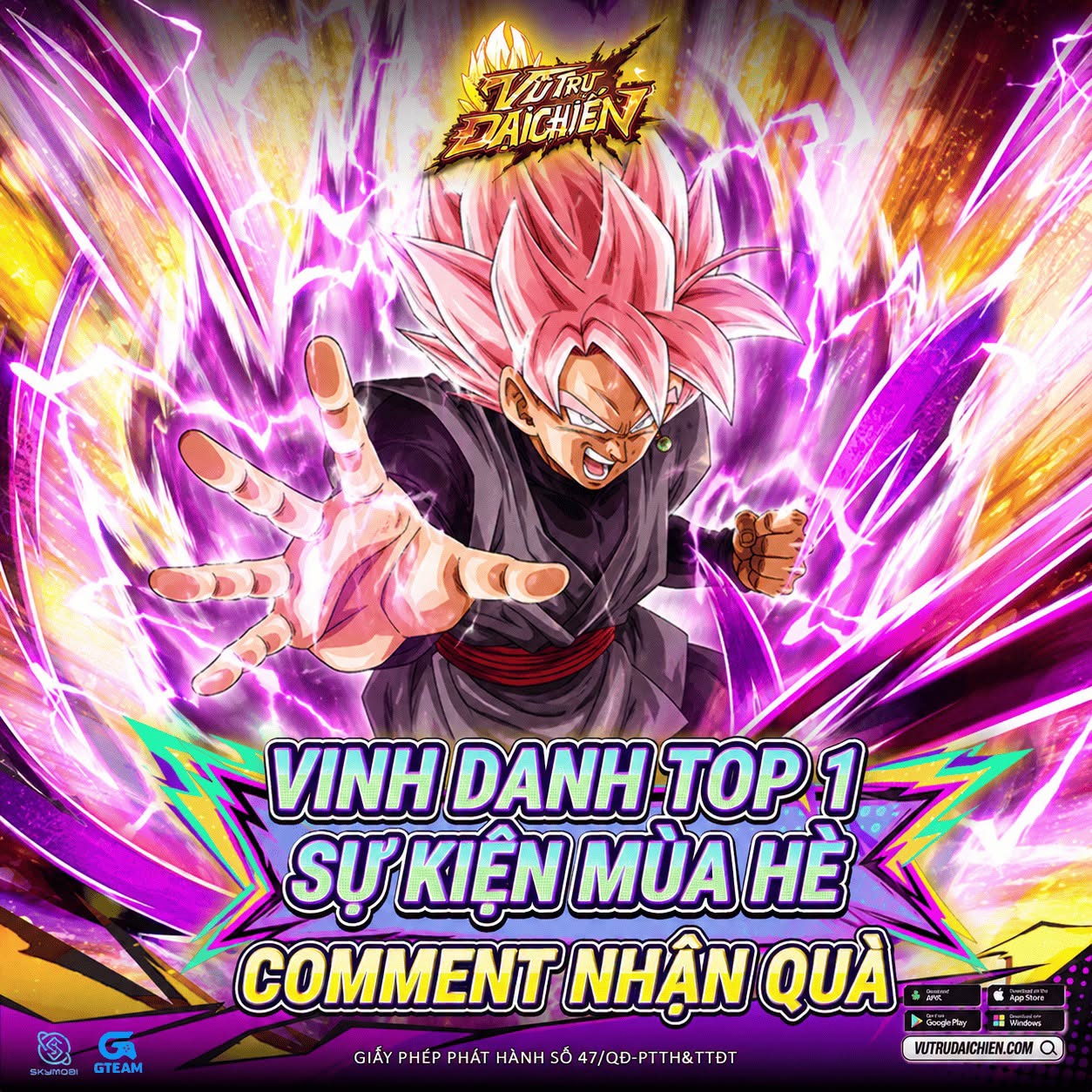 Vinh Danh Top 1 Sự Kiện Mùa Hè Comment Nhận Quà