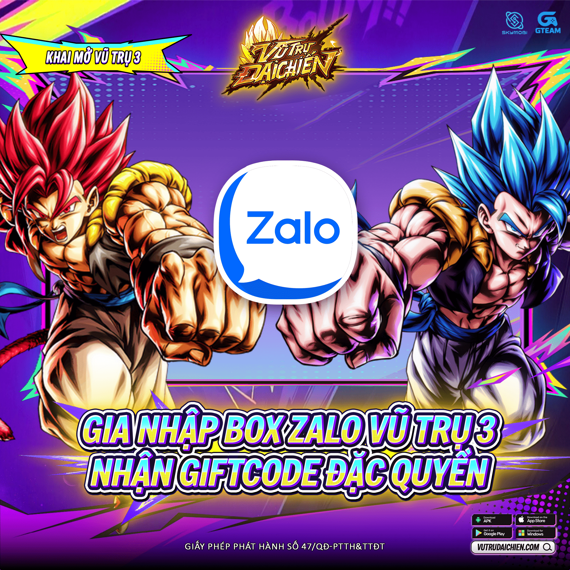 Gia Nhập Box Zalo Vũ Trụ 3 Nhận Giftcode Đặc Quyền